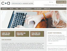 Tablet Screenshot of caramagnocpa.com